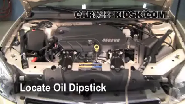 2008 Chevrolet Impala LT 3.5L V6 FlexFuel Huile Vérifier le niveau de l'huile